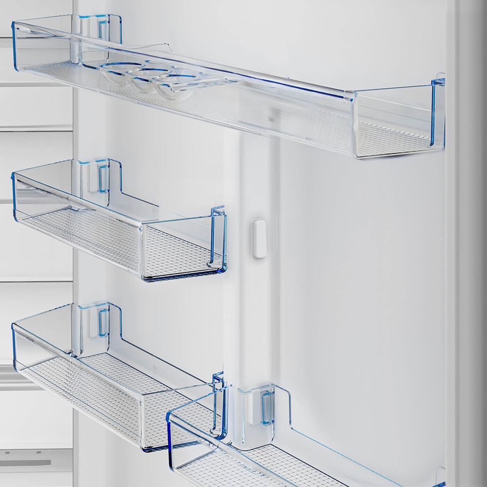 Frigider cu doua usi BEKO B3RDNE504HXB, No Frost, 477 l, H 186.5 cm, Clasa E, argintiu