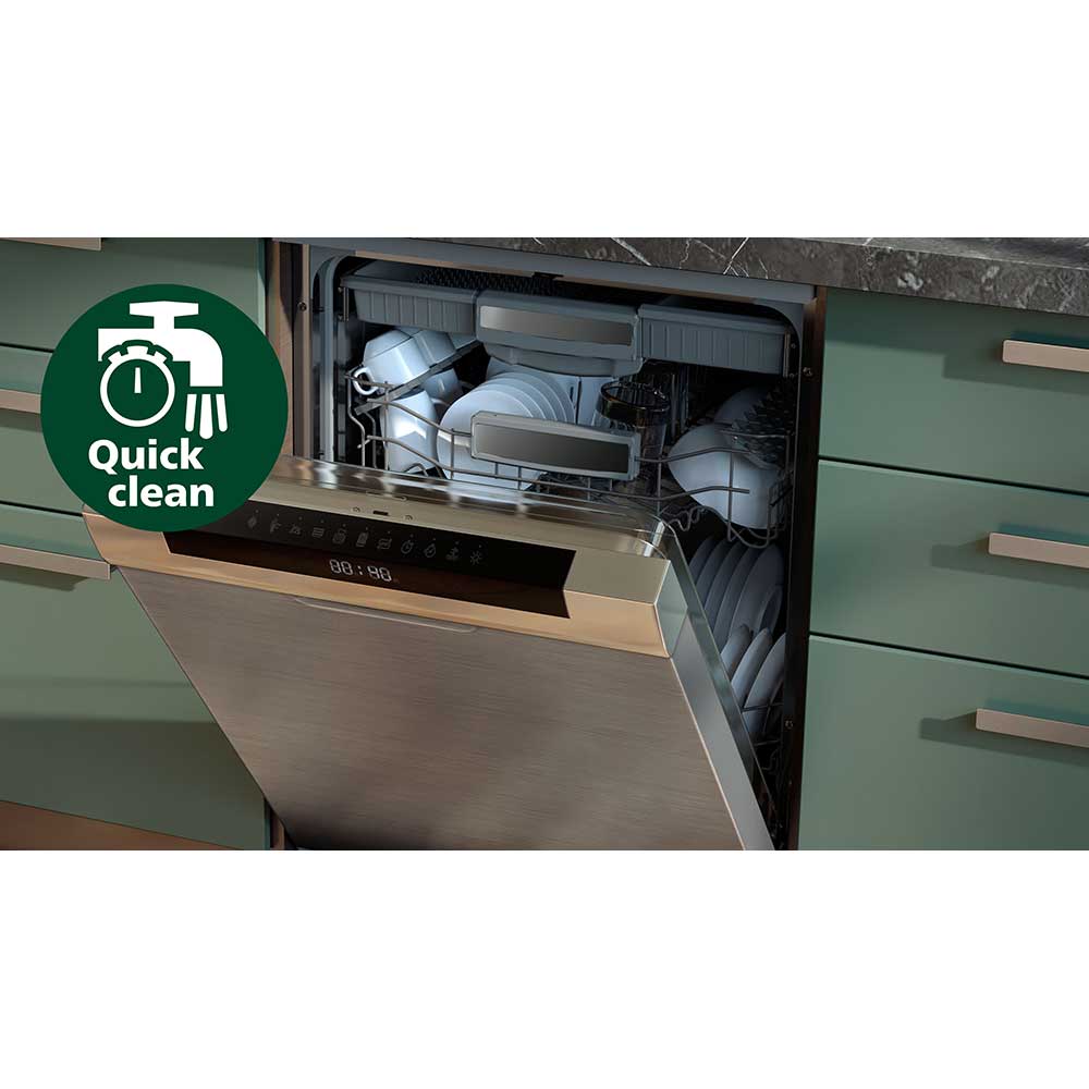 Friteuza cu aer cald PHILIPS Airfryer 5000 HD9255/30, 0.8kg, 4.1l, 1400W, alb-auriu