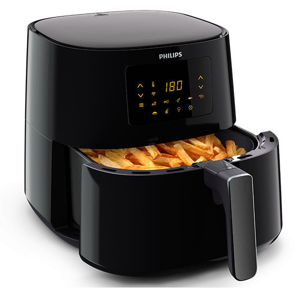 Friteuza cu aer cald PHILIPS Airfryer XL Essential HD928090, 1.2kg, 6.2l, 2000W, negru