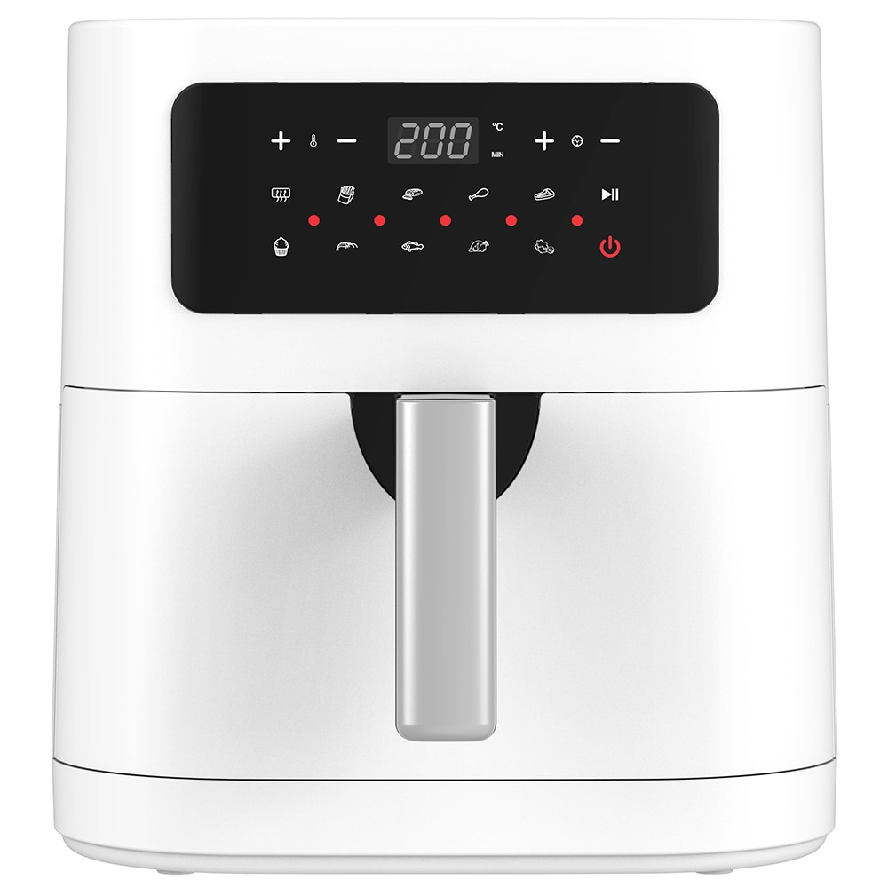 Friteuza cu aer cald MYRIA MY4493WH, 6.7l, 1800W, alb-negru