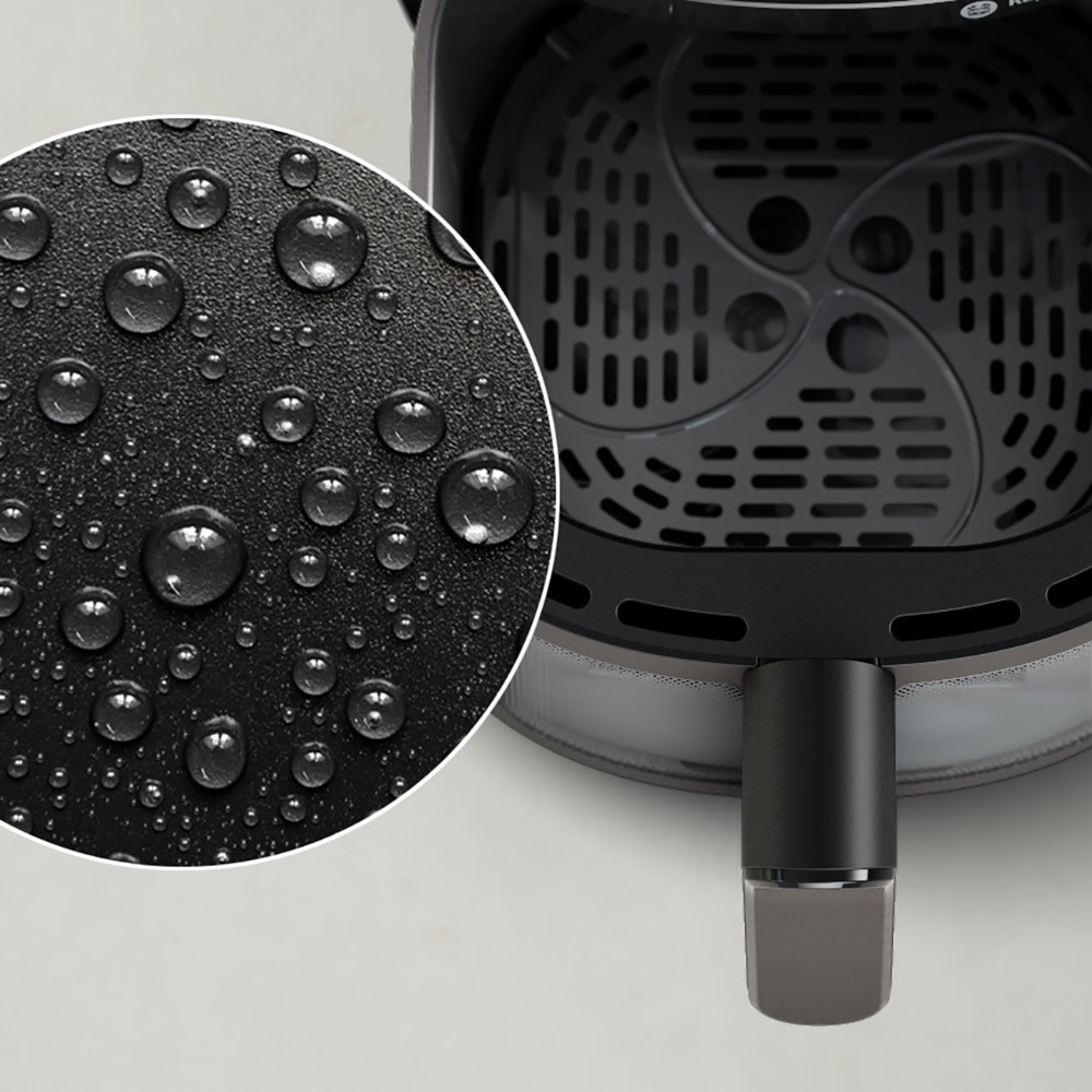 Friteuza cu aer cald PHILIPS Airfryer Seria 3000 NA342/00, 7.2l, 2000W, negru-auriu