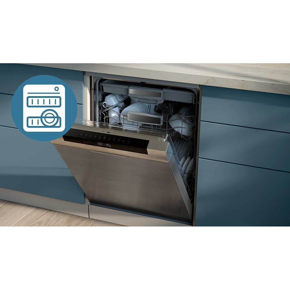 Friteuza cu aer cald dubla PHILIPS Seria 3000 NA352/00, 3kg, 9l, 2750W, negru-auriu