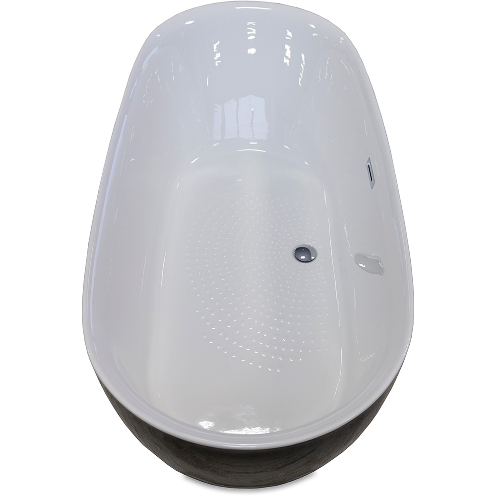 Cada baie freestanding SANOTECHNIK Sidney G9036, acril, 170 x 75 x 60 cm, negru