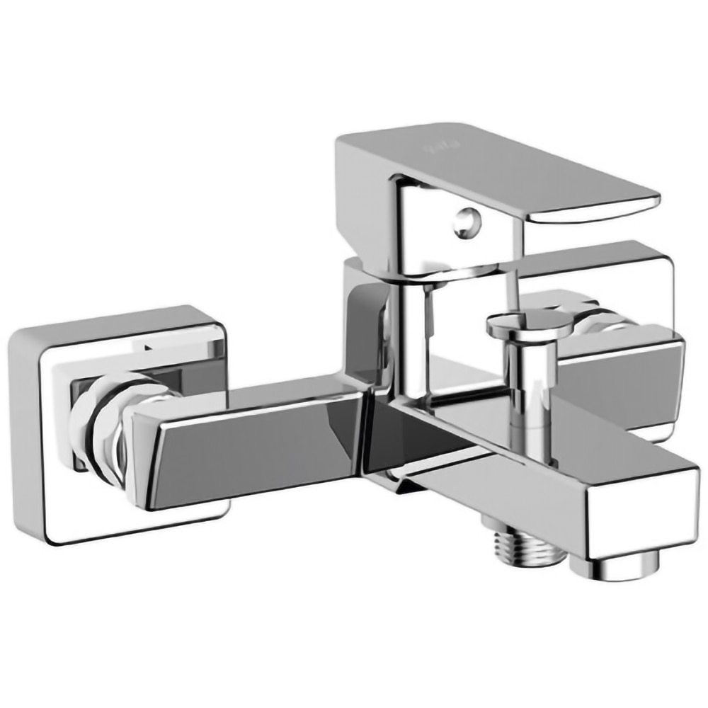 Baterie cada-dus GALA Cubo 3987600, metal, argintiu