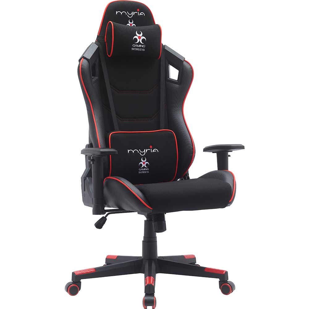 Scaun Gaming MYRIA MG7421, negru-rosu