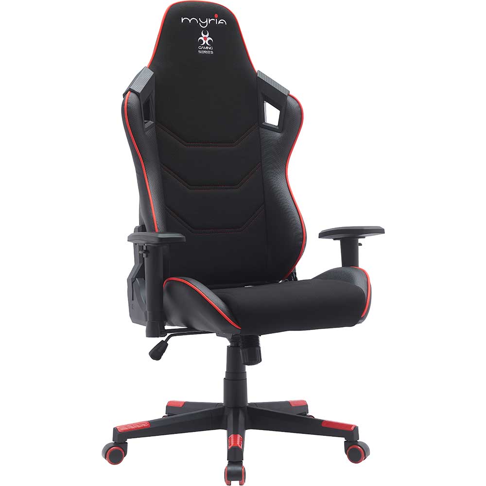 Scaun Gaming MYRIA MG7421, negru-rosu