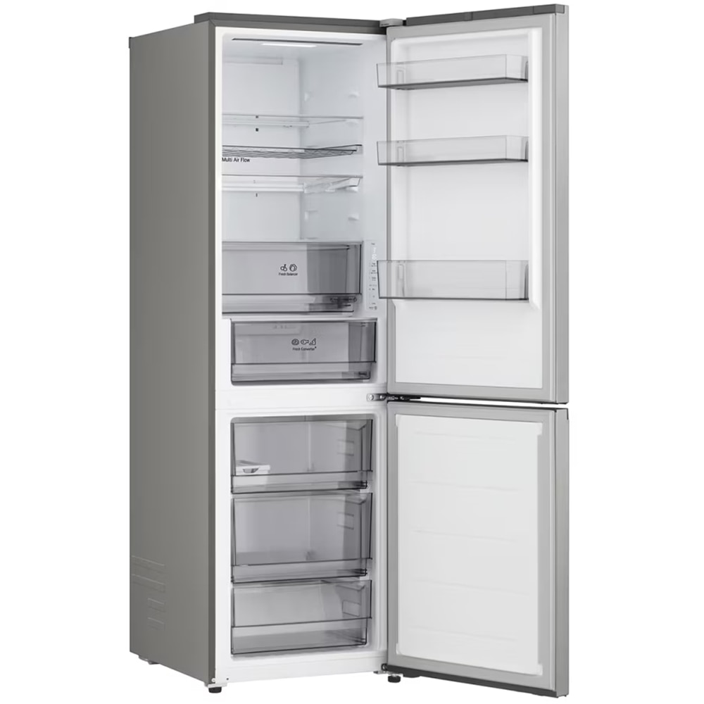 Combina frigorifica LG GBBS312APY, No Frost, 333 l, H 186 cm, Clasa A, ThinQ, argintiu