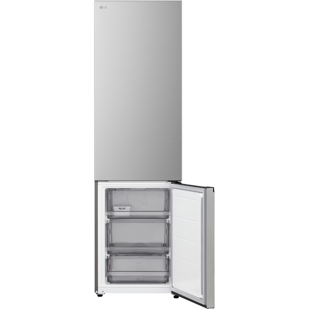 Combina frigorifica LG GBBS322APY, No Frost, 375 l, H 203 cm, Clasa A, ThinQ, argintiu
