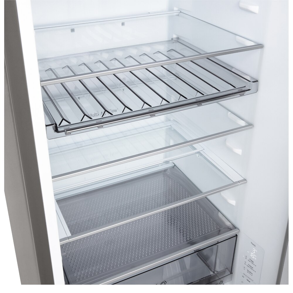 Combina frigorifica LG GBBS322APY, No Frost, 375 l, H 203 cm, Clasa A, ThinQ, argintiu