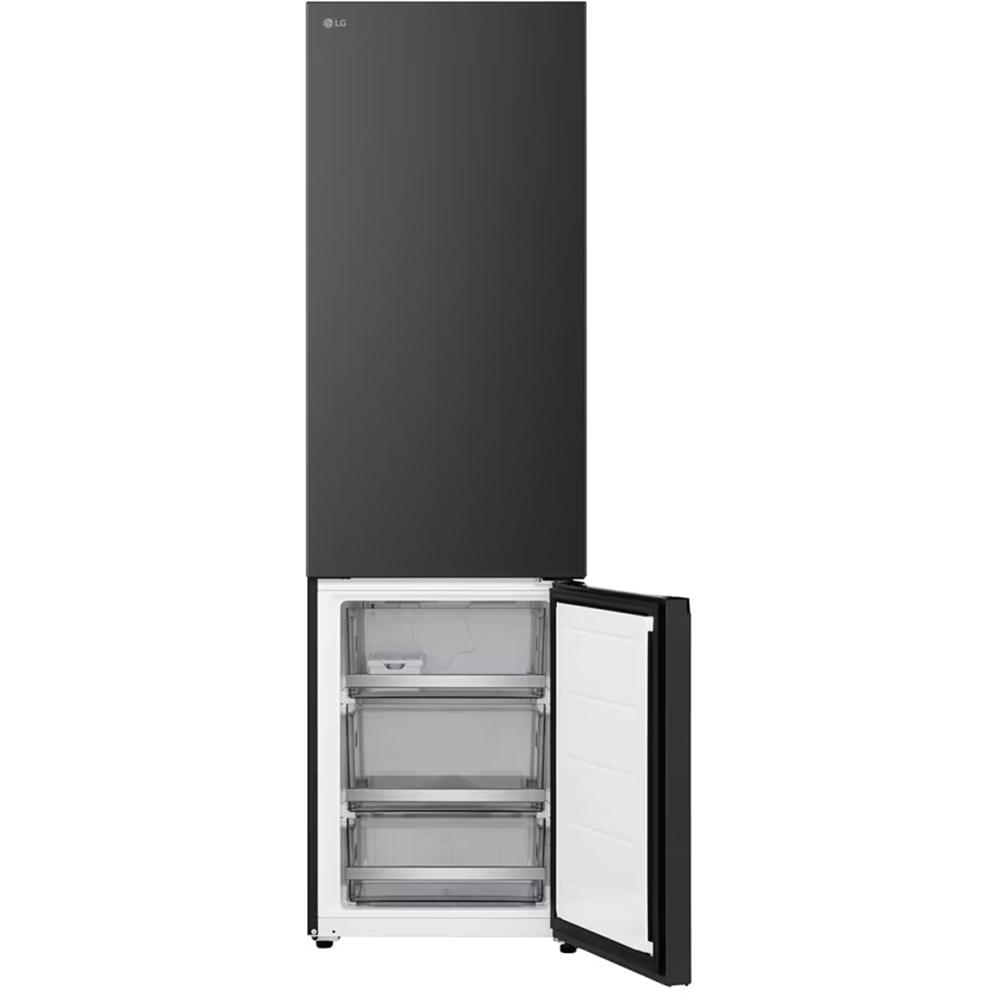 Combina frigorifica LG GBBS322BEV, No Frost, 375 l, H 203 cm, Clasa B, ThinQ, negru