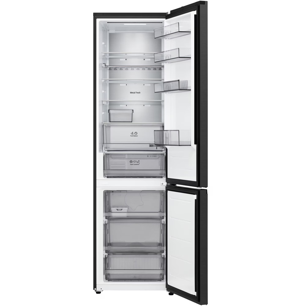 Combina frigorifica LG GBBS524CEV, No Frost, 375 l, H 203 cm, Clasa C, ThinQ, negru