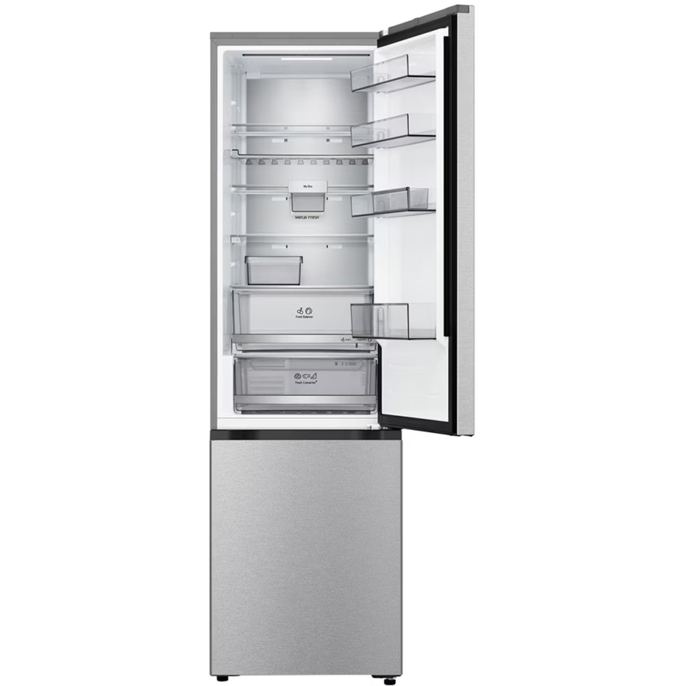 Combina frigorifica LG GBBS726AMB, No Frost, 375 l, H 203 cm, Clasa A, ThinQ, argintiu