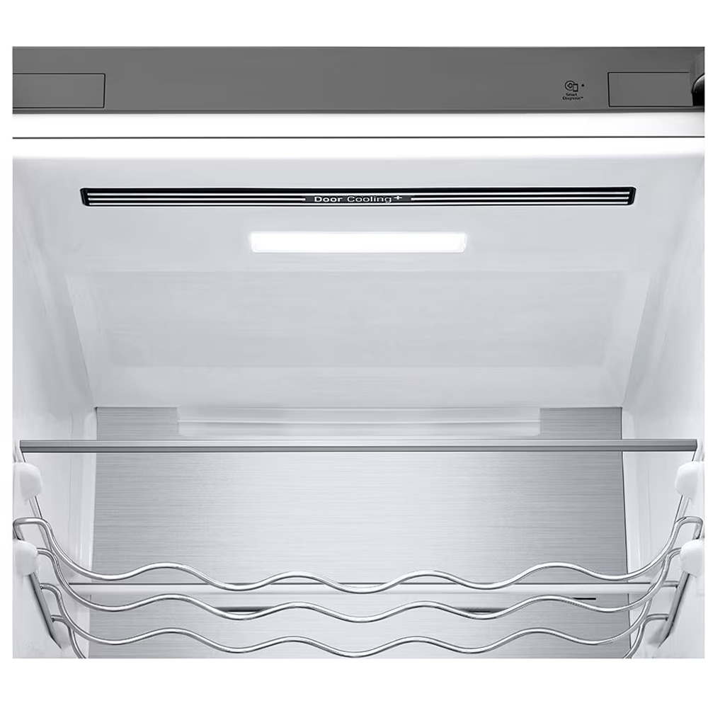 Combina frigorifica LG GBBS727CPY, No Frost, 375 l, H 203 cm, Clasa C, ThinQ, argintiu