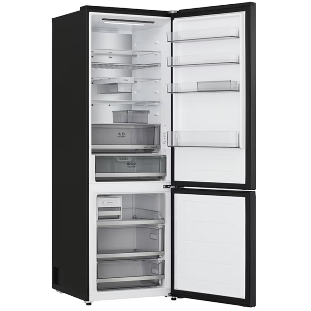Combina frigorifica LG GBBW726DEV, No Frost, 465 l, H 203 cm, Clasa D, ThinQ, negru