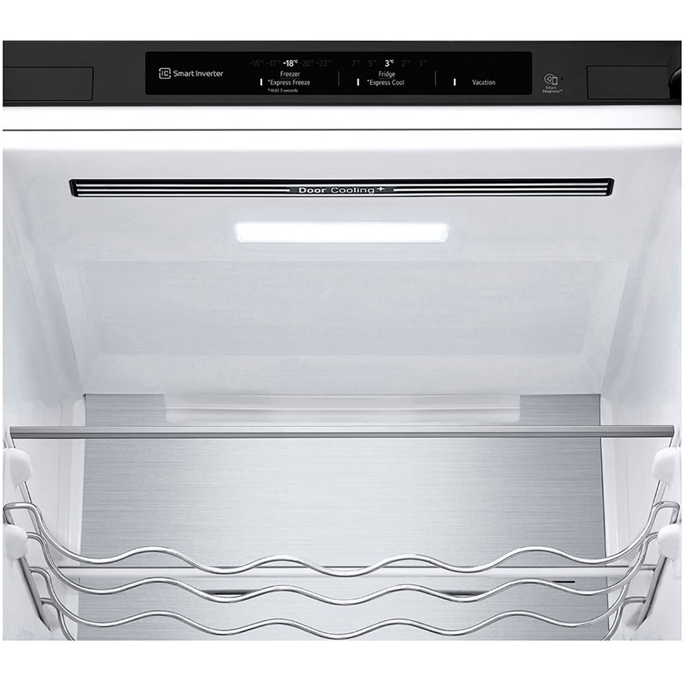 Combina frigorifica LG GBV7280AEV, No Frost, 387 l, H 203 cm, Clasa A, negru