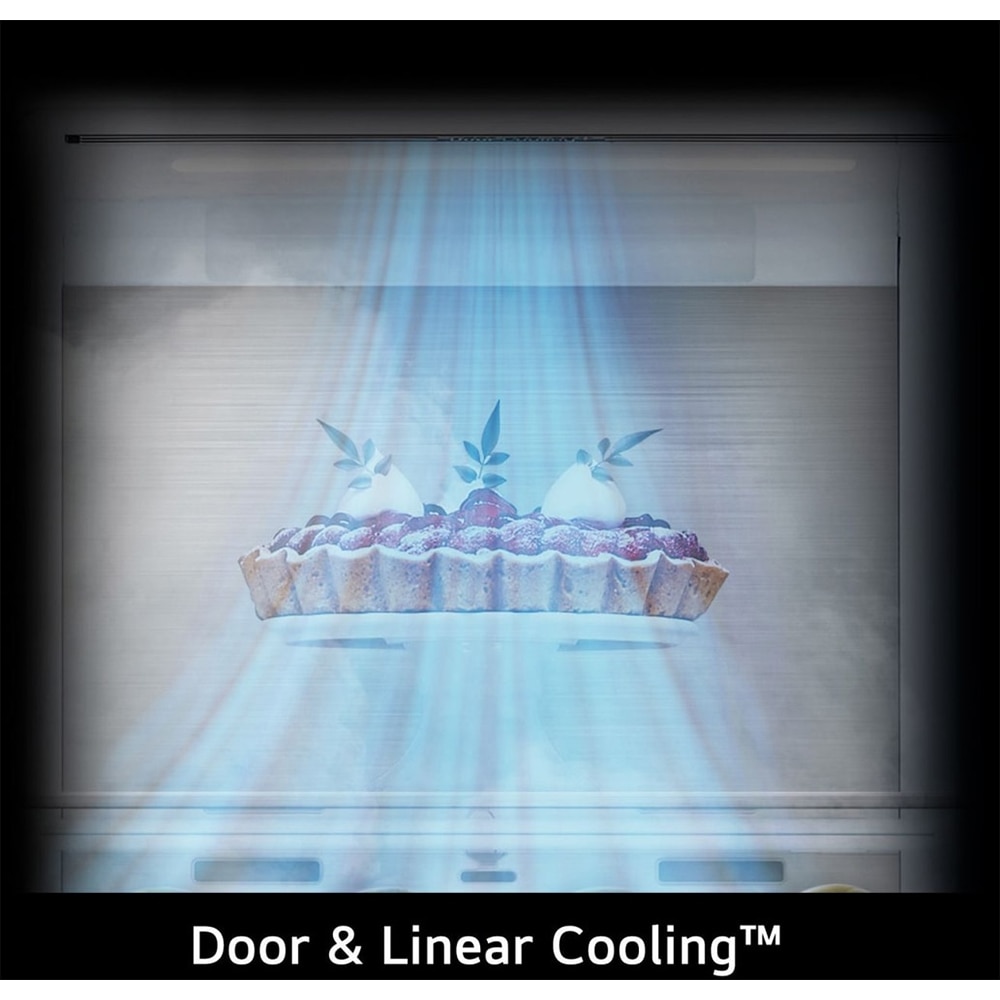 Combina frigorifica LG GBV7280AMB, No Frost, 387 l, H 203 cm, Clasa A, argintiu