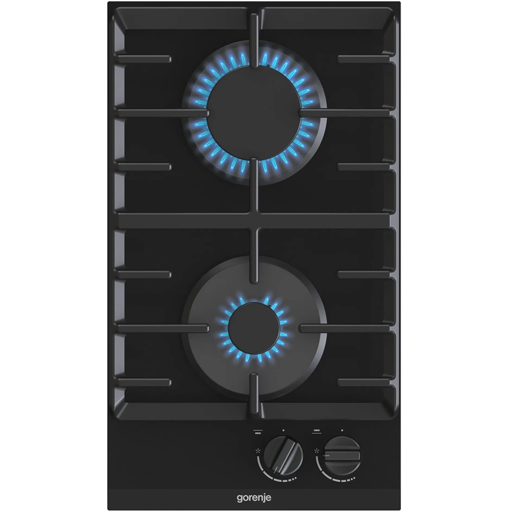 Plita incorporabila GORENJE GC321B, Gaz, 2 arzatoare, negru