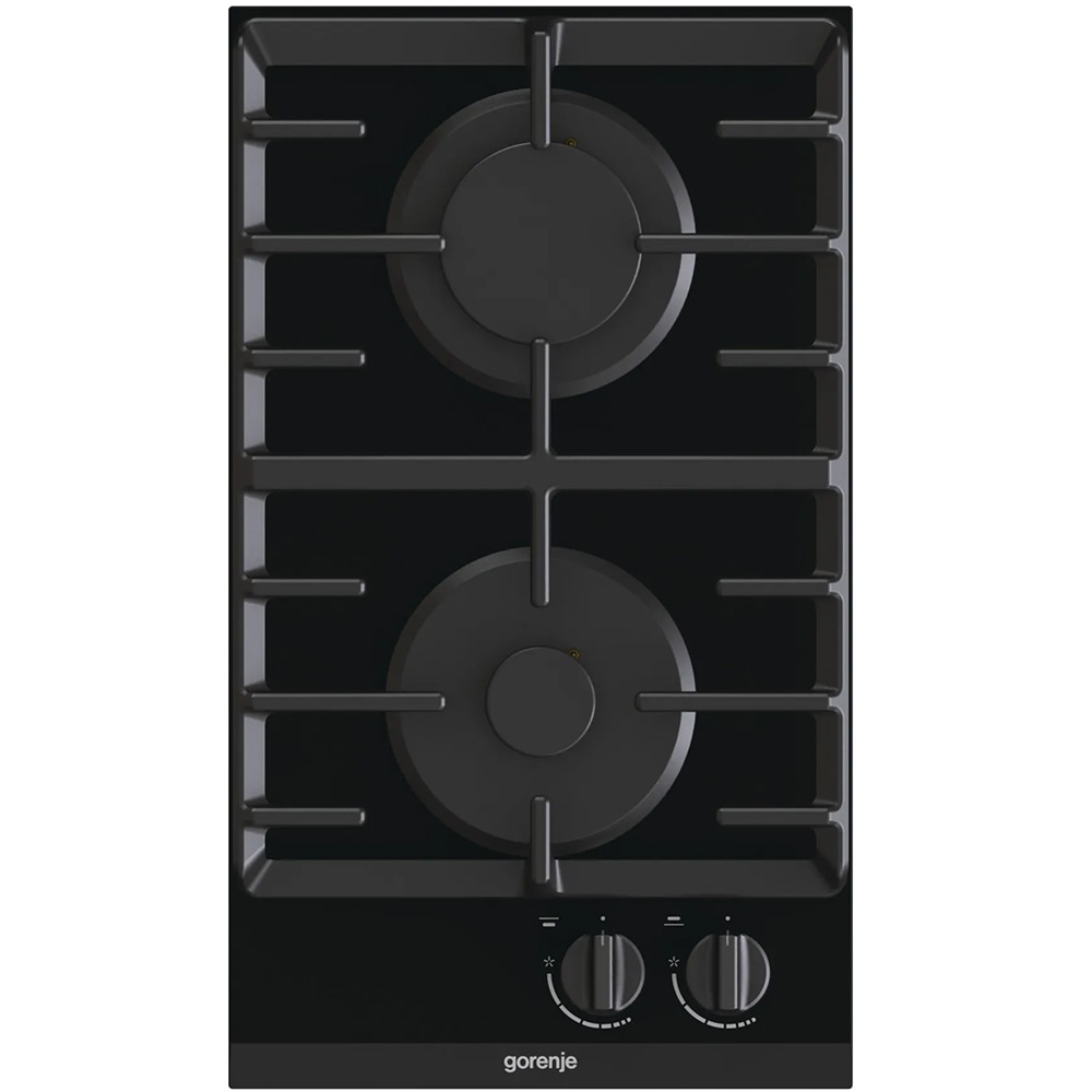 Plita incorporabila GORENJE GC321B, Gaz, 2 arzatoare, negru