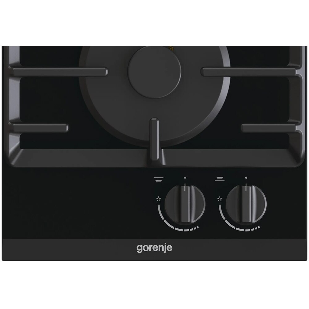Plita incorporabila GORENJE GC321B, Gaz, 2 arzatoare, negru