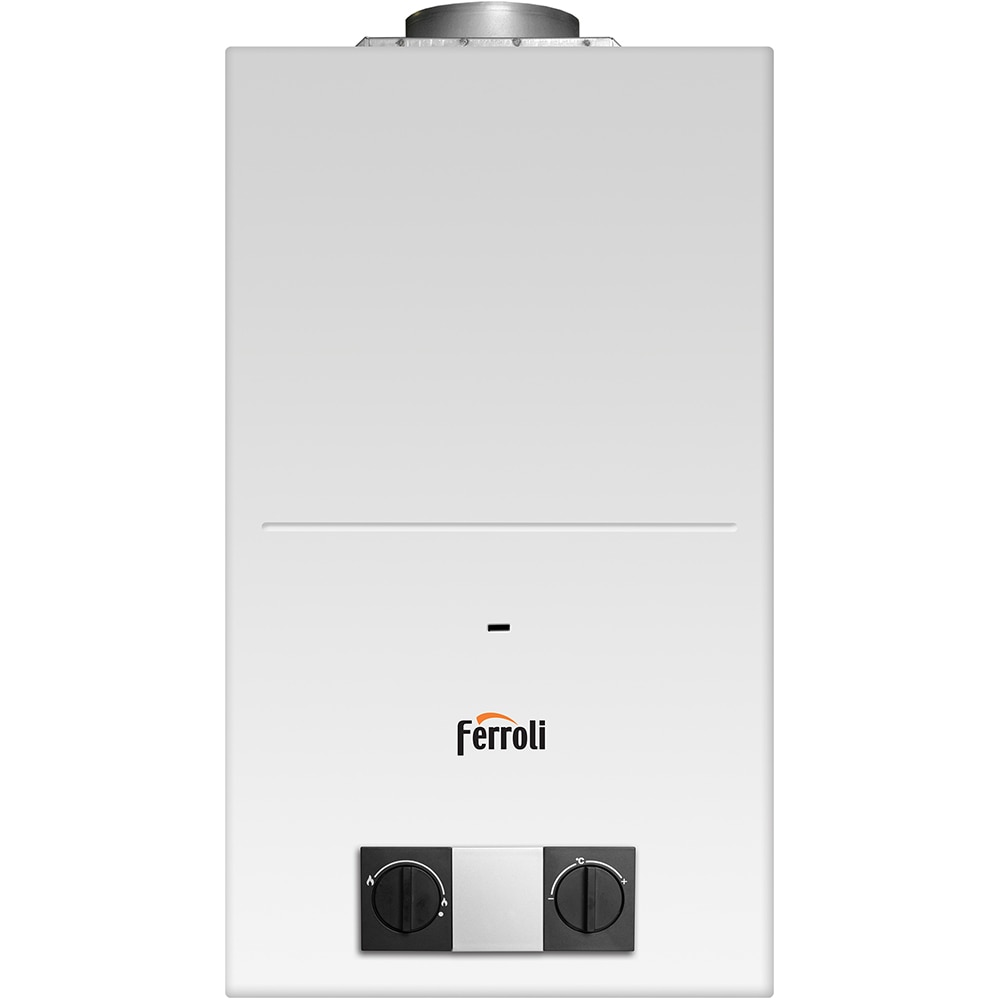 Instant apa calda pe gaz GN FERROLI Pegaso Pro 11 GCC1MFAA, 11l/min, 21.1kW, alb