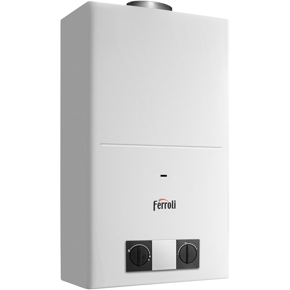 Instant apa calda pe gaz GPL FERROLI Pegaso Pro 11 GCC1MGAA, 11l/min, 21.1kW, alb