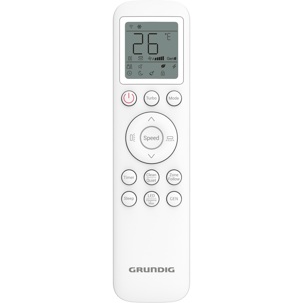 Aer conditionat GRUNDIG GEEPDH245, 24000 BTU, A+++/A++, Wi-Fi, kit instalare inclus, alb