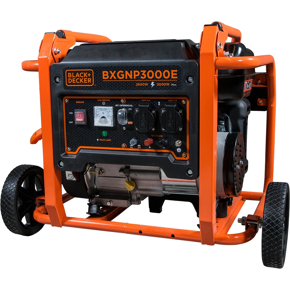 Generator electric BLACK+DECKER BXGNP3000E, 3000W, 4 timpi, benzina, autonomie 11h