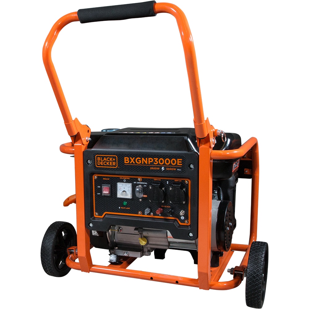 Generator electric BLACK+DECKER BXGNP3000E, 3000W, 4 timpi, benzina, autonomie 11h