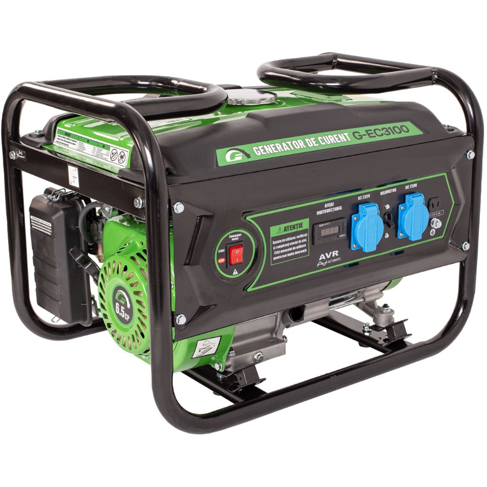 Generator electric GREENFIELD G-EC3100, 2300W, 4 timpi, benzina, autonomie 15h