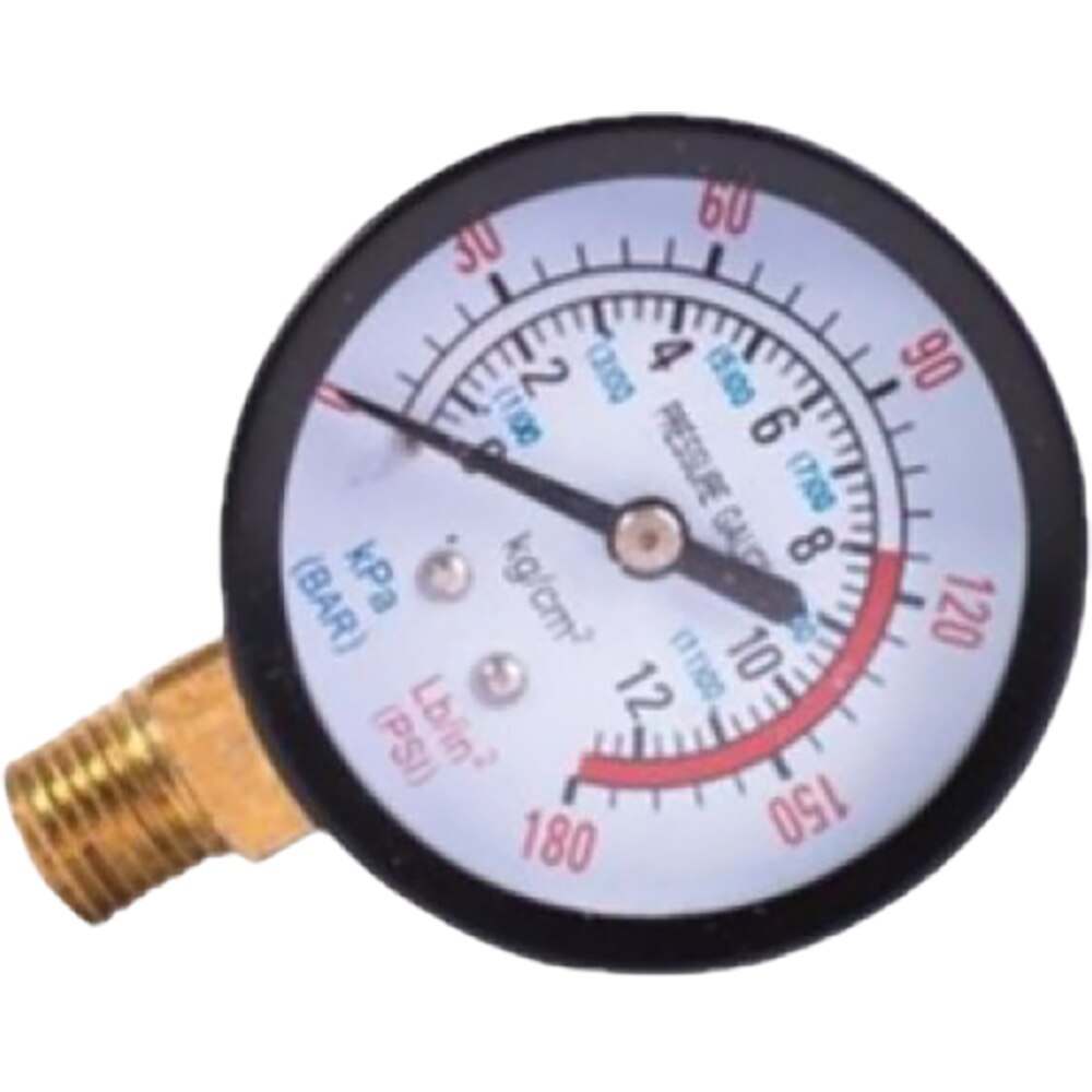 Manometru radial MICUL FERMIER, 8 bari, 1/4", plastic, negru