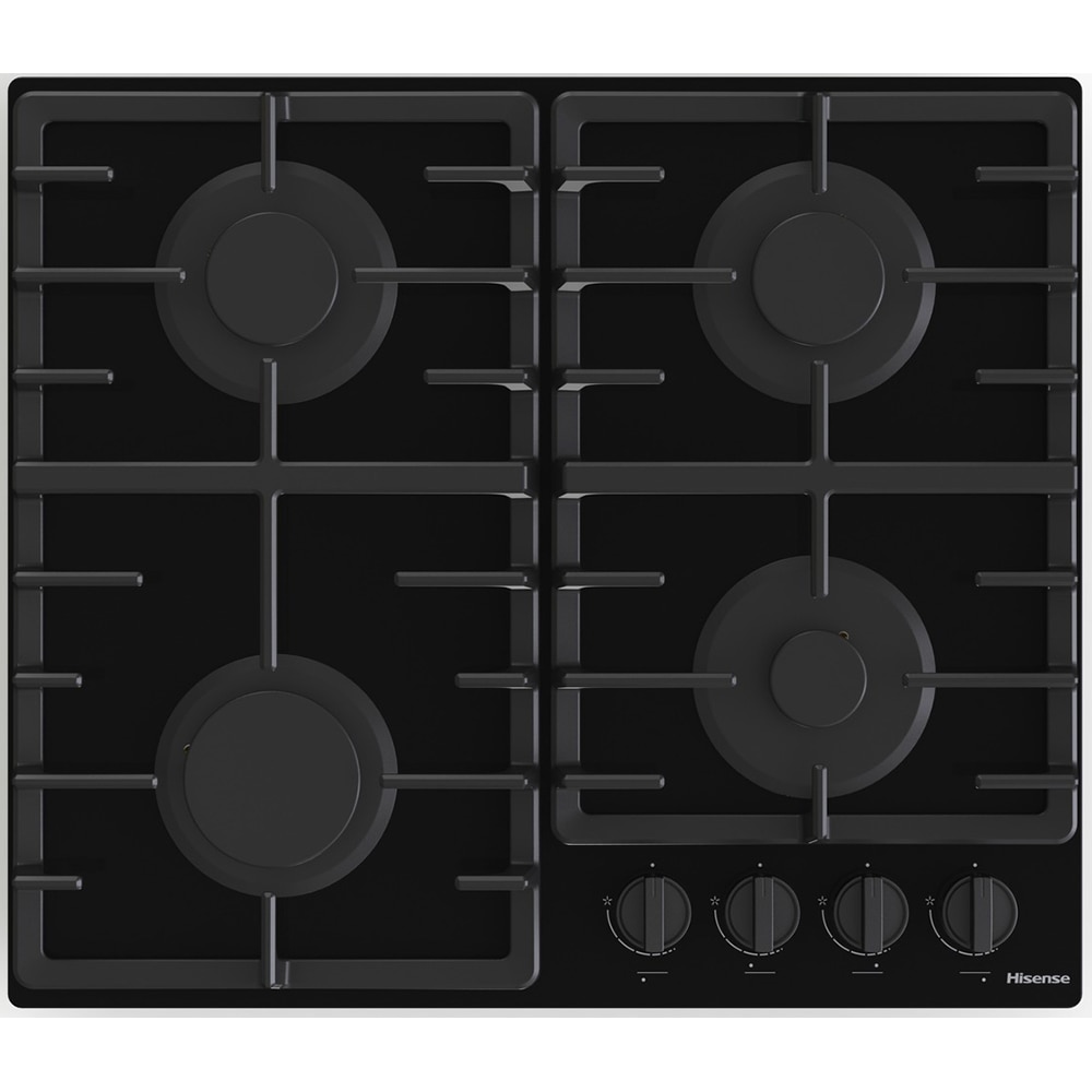 Plita incorporabila HISENSE GG643BHF, Gaz, 4 arzatoare, negru lucios