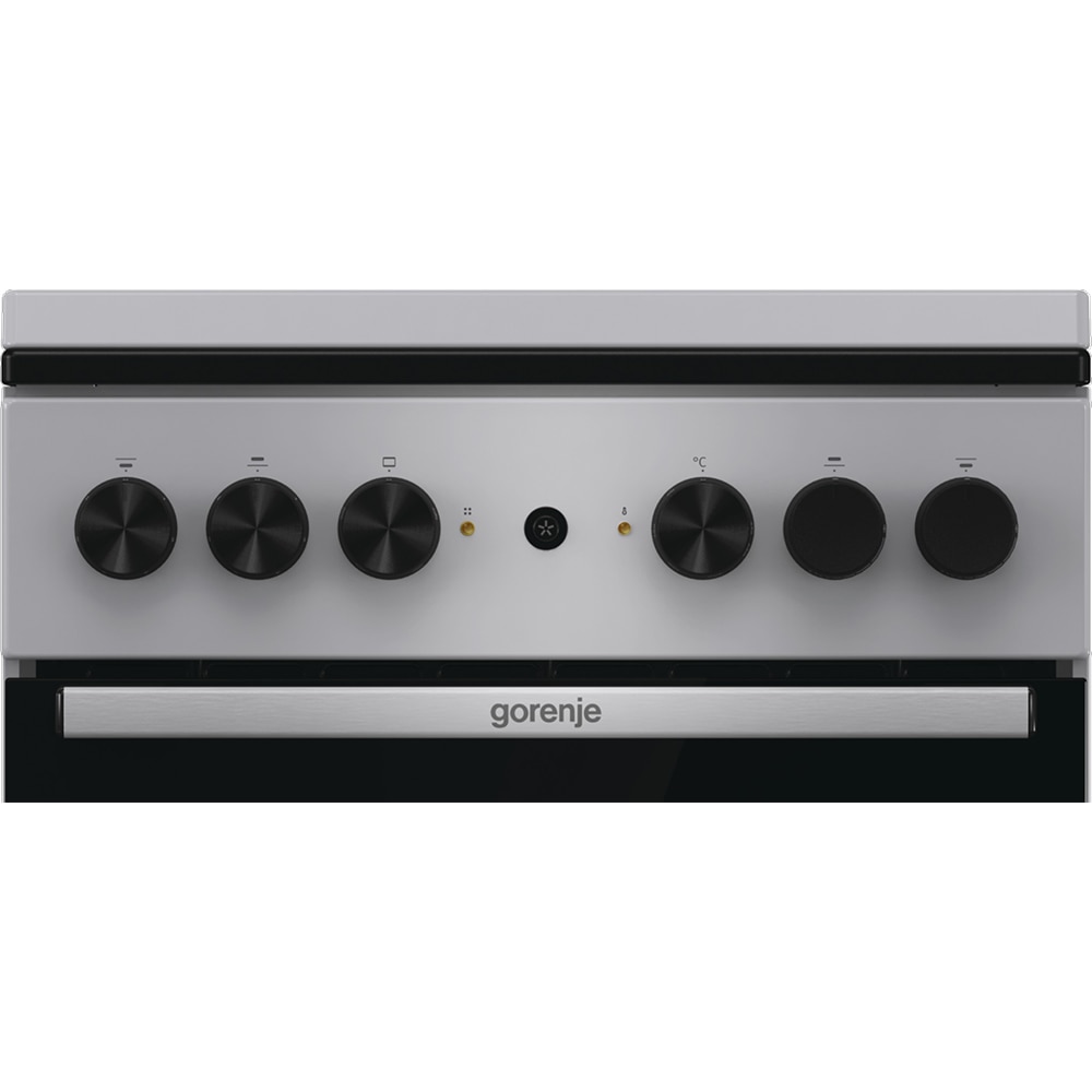 Aragaz GORENJE GK5A12SG, 4 arzatoare, Gaz + Electric, L 50 cm, gri