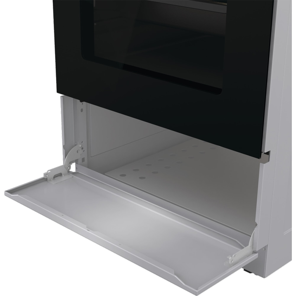 Aragaz GORENJE GK5A12SG, 4 arzatoare, Gaz + Electric, L 50 cm, gri