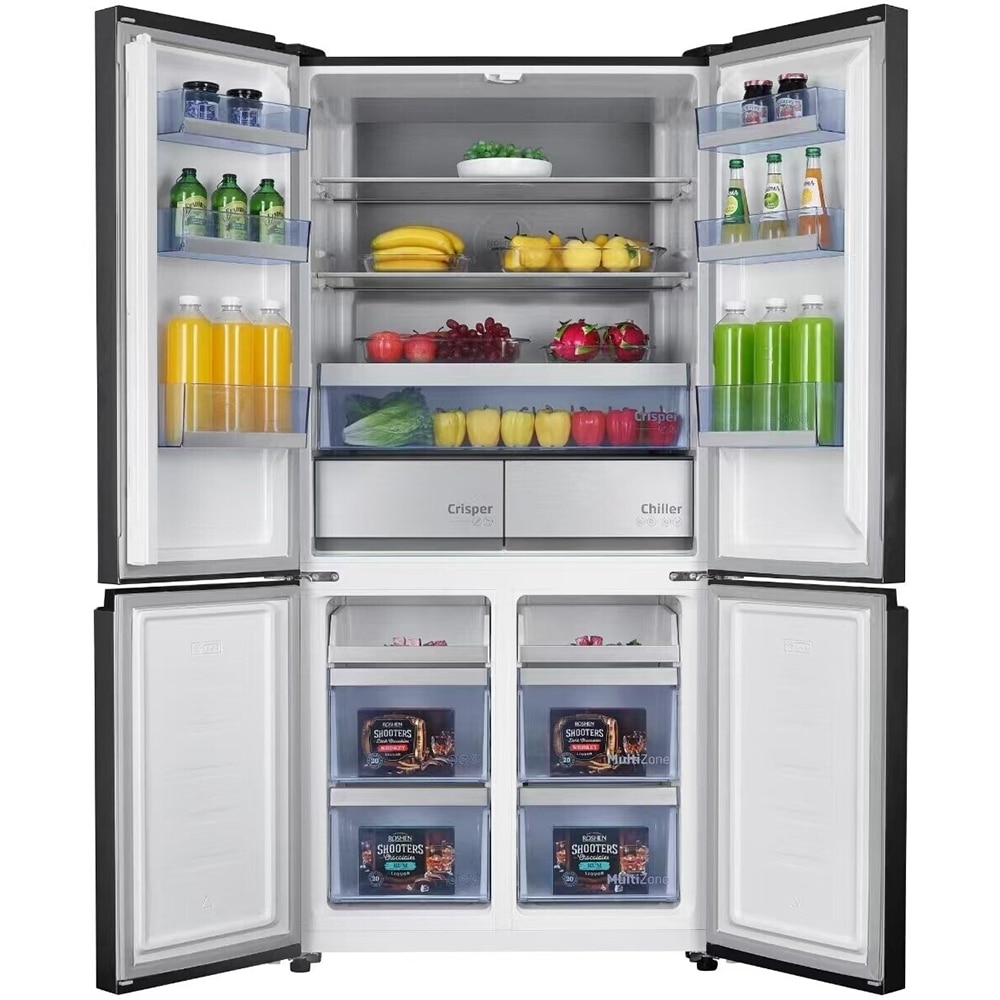 Side by Side BEKO GNO52223MXPN, No Frost, 522 l, H 190 cm, Clasa D, inox