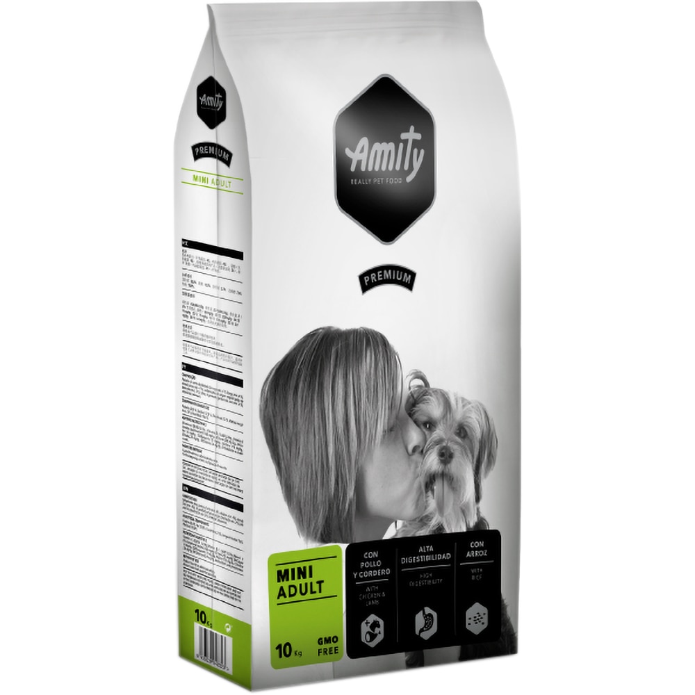 Hrana uscata pentru caini AMITY Premium, Adult, Pui si Orez, 10 kg