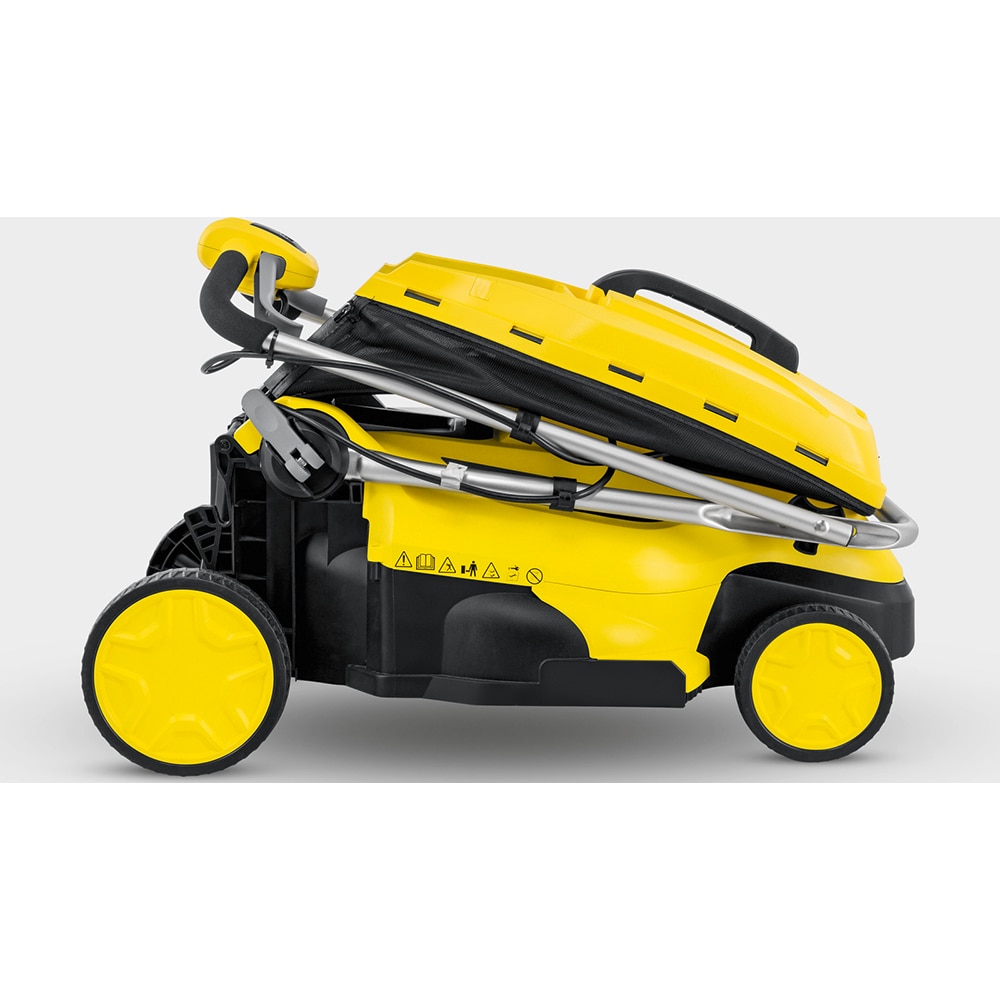 Masina de tuns iarba pe acumulator KARCHER LMO 18-36, Electrica, latime taiere 36 cm, cos 45L, fara acumulator, galben