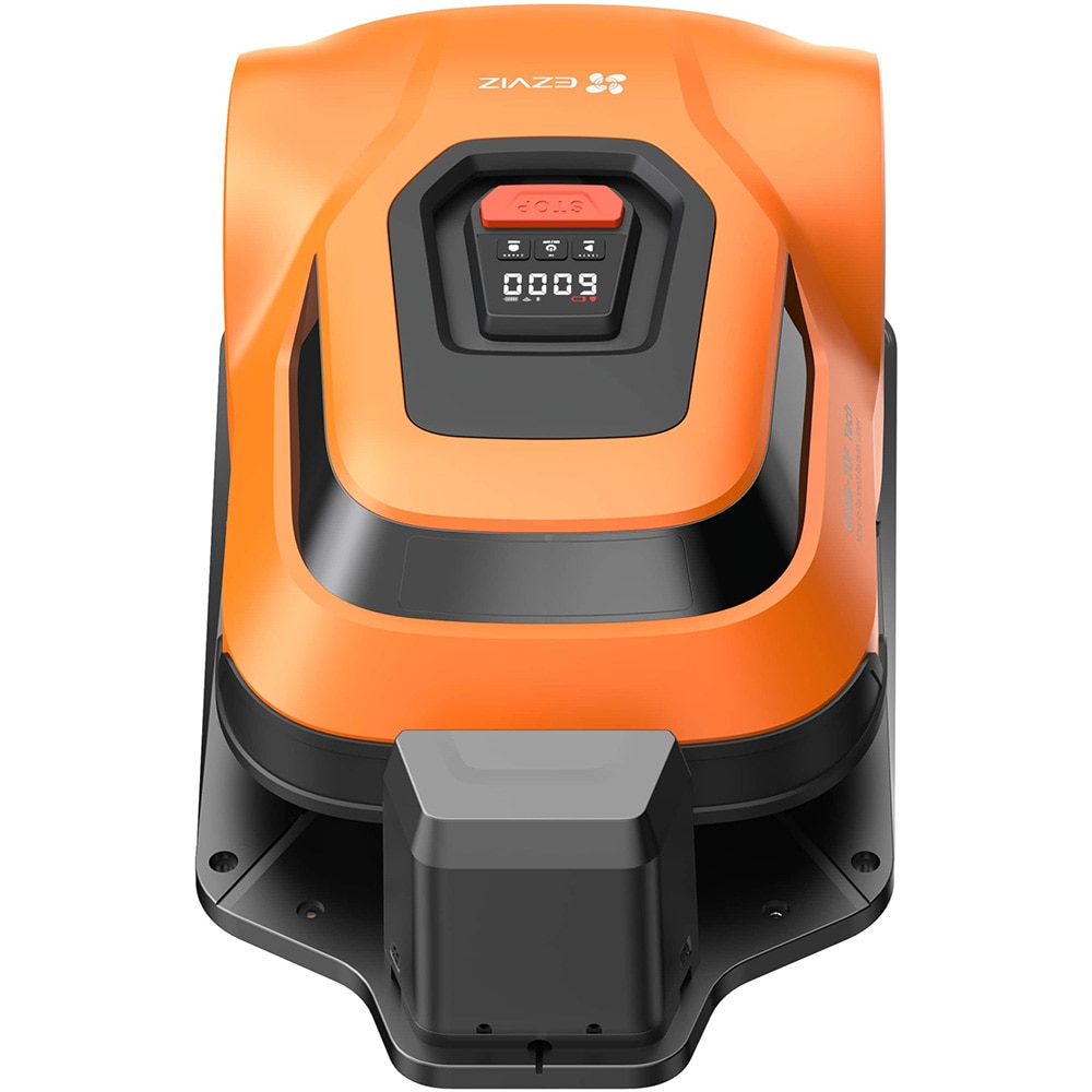 Robot de tuns iarba EZVIZ RM600, 2.5Ah, Wi-Fi, IPX6, inaltime taiere 30-70mm, 600mp, Intoarcere automata la statie, Urcare in panta, C-TOF