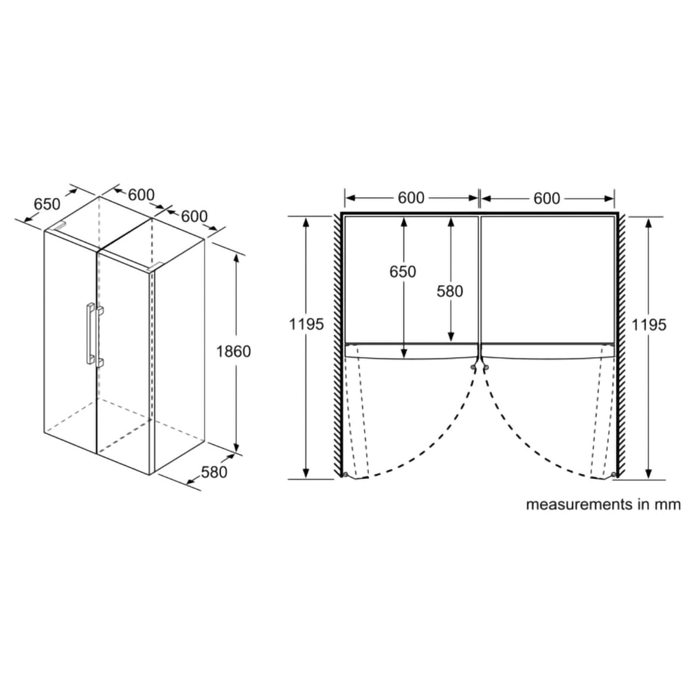 Congelator BOSCH GSN36VIEP, No Frost, 242 l, H 186 cm, Clasa E, inox