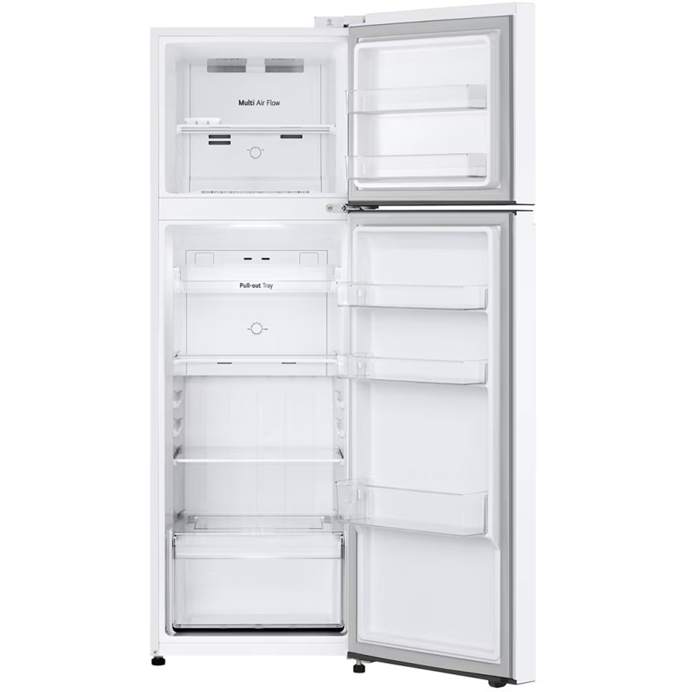 Frigider cu doua usi LG GTBV20SWZJD, No Frost, 266 l, H 168 cm, Clasa E, alb