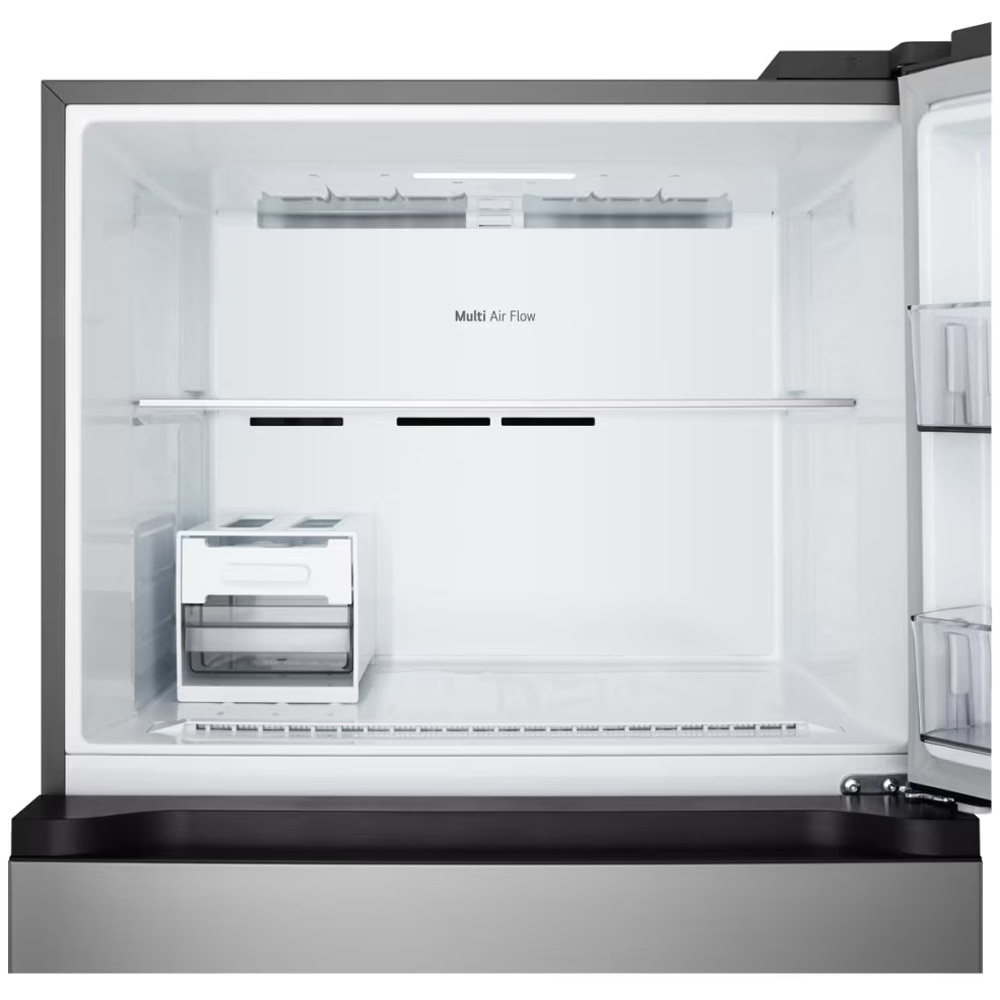 Frigider cu doua usi LG GTFV61PYBQD, No Frost, 609 l, H 186 cm, Clasa E, ThinQ, argintiu