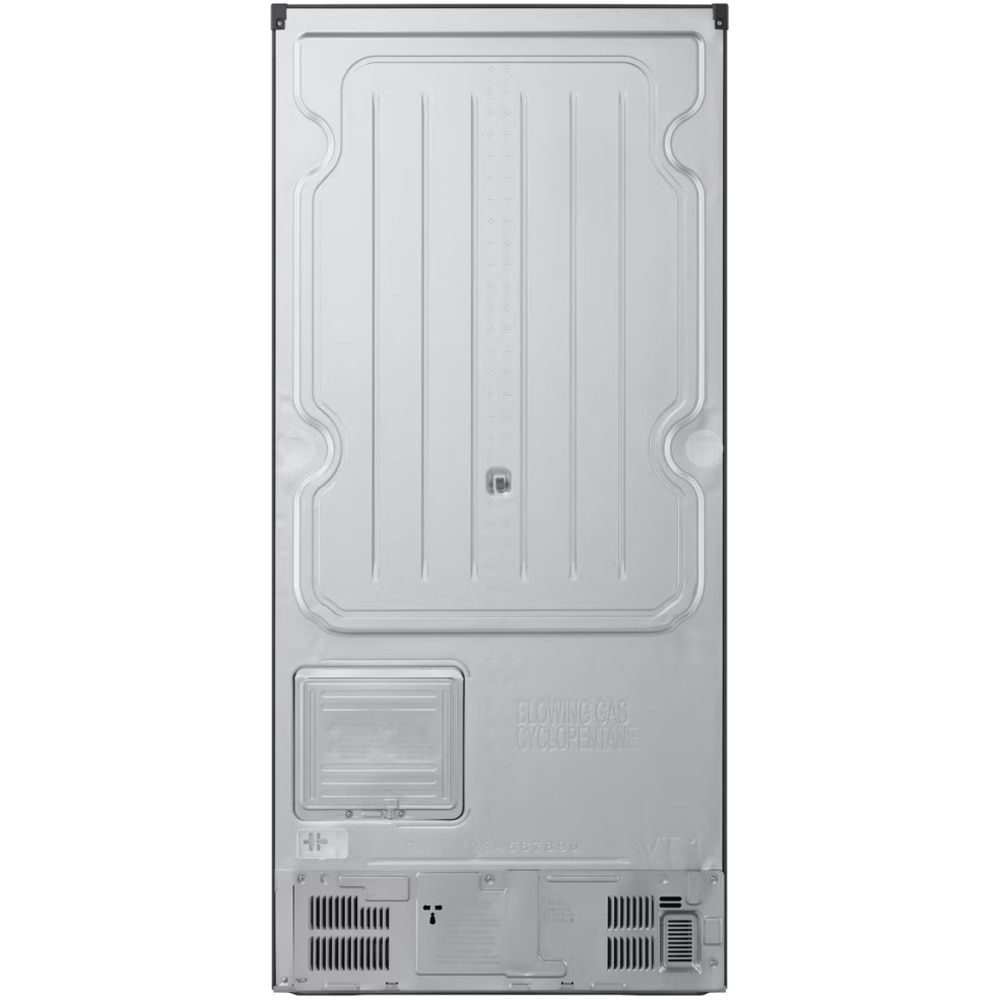 Frigider cu doua usi LG GTFV61PYBQD, No Frost, 609 l, H 186 cm, Clasa E, ThinQ, argintiu