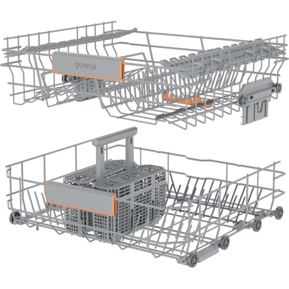 Masina de spalat vase incorporabila GORENJE GV642C65, 14 seturi, 6 programe, 60 cm, Clasa C, panou comanda negru
