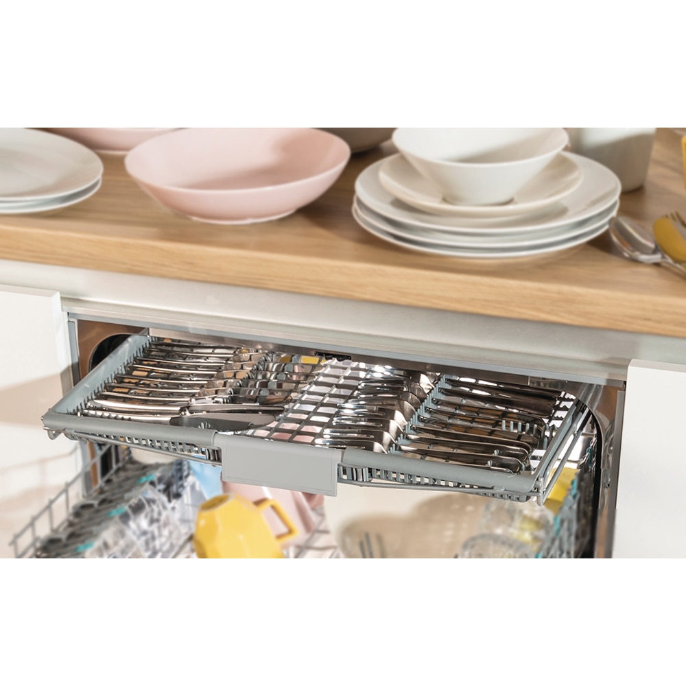 Masina de spalat vase incorporabila GORENJE GV643D90, 16 seturi, 6 programe, 60 cm, Clasa D, panou comanda negru