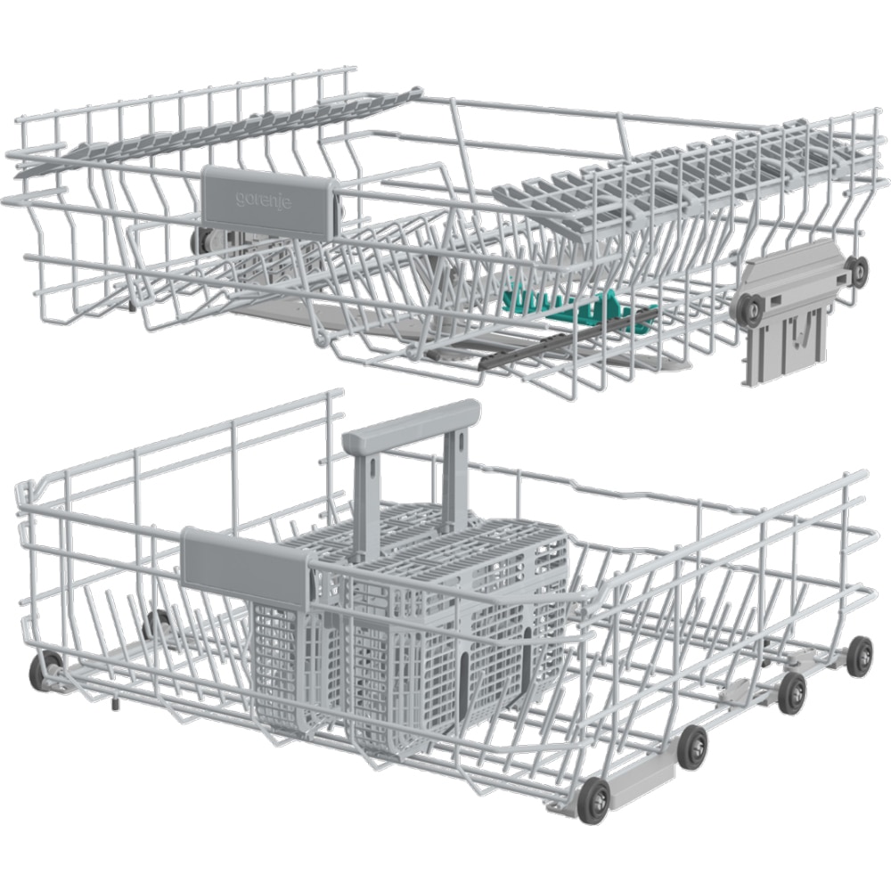 Masina de spalat vase incorporabila GORENJE GV662A60, 14 seturi, 8 programe, 60 cm, Clasa A, panou comanda negru
