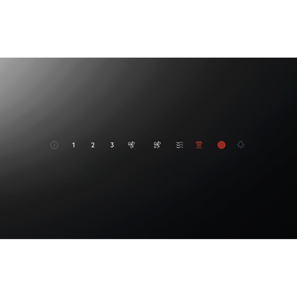 Hota decorativa AEG GV77D61SB, 1 motor, 760 m3/h, L 60 cm, negru