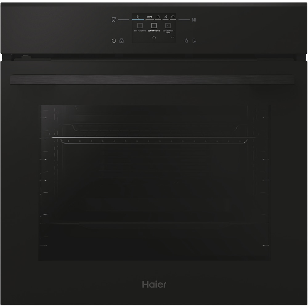 Cuptor incoporabil HAIER H6ID46C3YTB, Electric, Autocuratare pirolitica + hidrolitica, 78 l, Clasa A++, Wi-Fi, negru