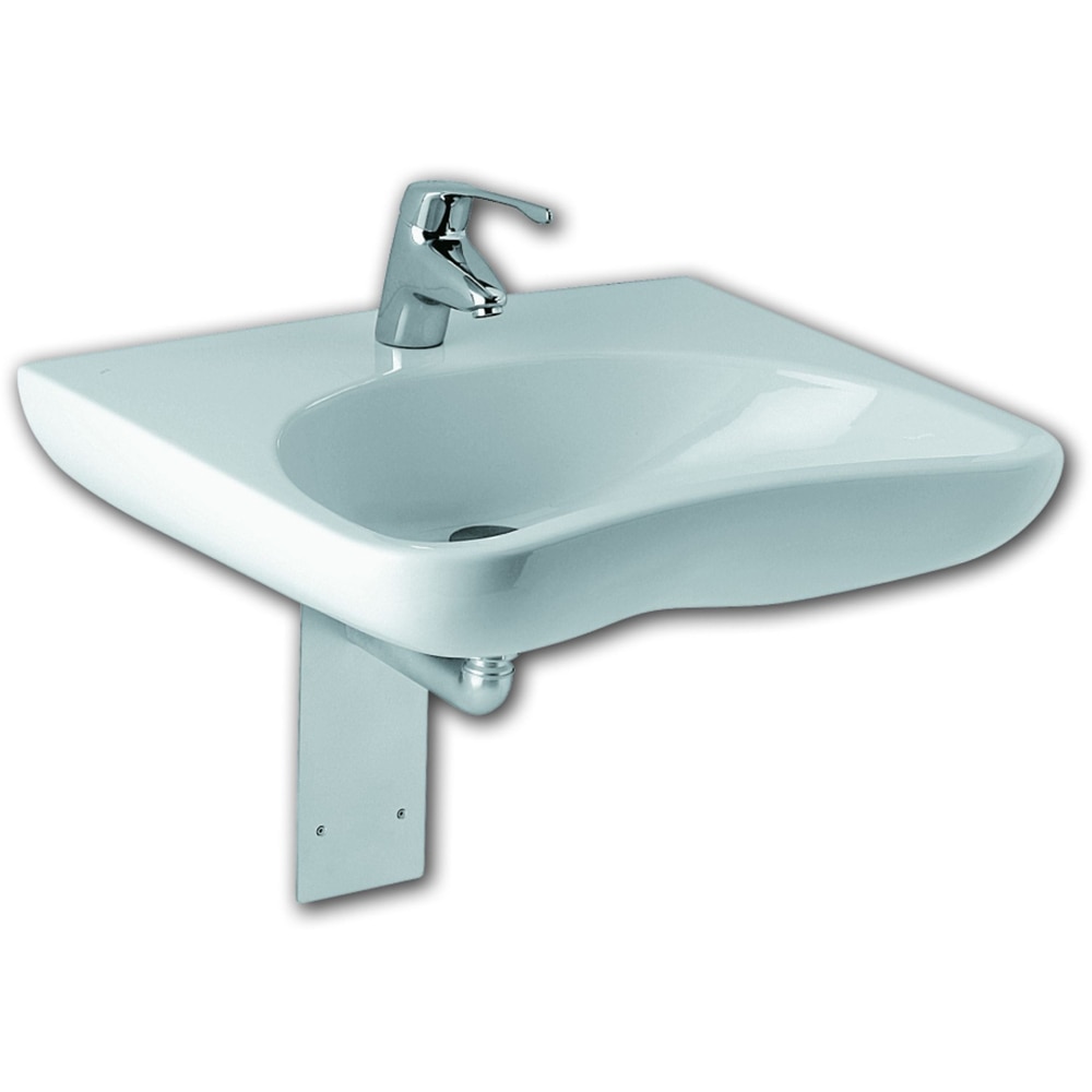 Lavoar suspendat ROCA Fayans B-Libero H8137140001771, pentru persoane cu dizabilitati, portelan, 64 x 55 cm, alb