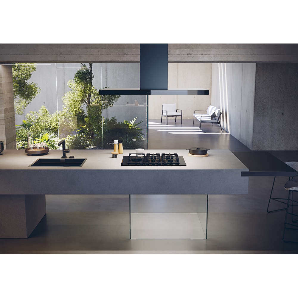 Plita incorporabila HAIER HAVG7WL4HBPB, Gaz, 5 arzatoare, Wok, negru