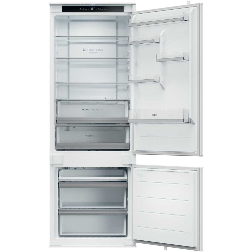 Combina frigorifica incorporabila HAIER HBQW5719E, Total No Frost, 382 l, H 193.5 cm, Clasa E, Wi-Fi
