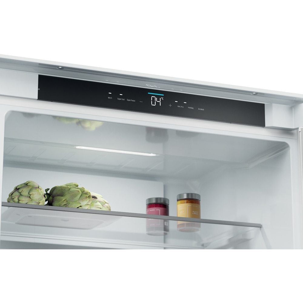 Combina frigorifica incorporabila HAIER HBQW5719E, Total No Frost, 382 l, H 193.5 cm, Clasa E, Wi-Fi